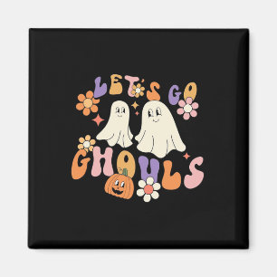 Imán Groovy Vamos Ghouls Halloween Fantasma Para