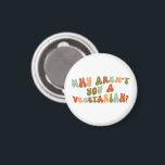 Imán Groovy y Retro ¿Por qué no eres vegetariano?<br><div class="desc">Groovy ¿Por qué no eres un imán vegetariano? Este diseño gira en torno a la pregunta tan comúnmente hecha a los vegetarianos y veganos. Dados los beneficios para la salud y el medio ambiente,  la verdadera pregunta debería ser por qué no siguen una dieta basada en plantas.</div>