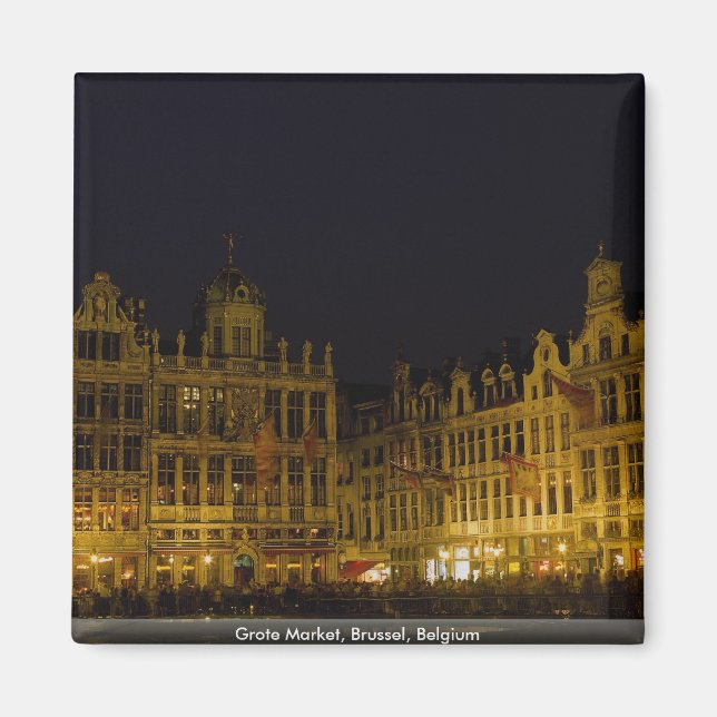 Imán Grote Market, Brussel, Bélgica (Frente)