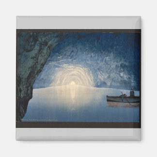 Imán Grotto azul, Capri, isla de, Italia foto vintage