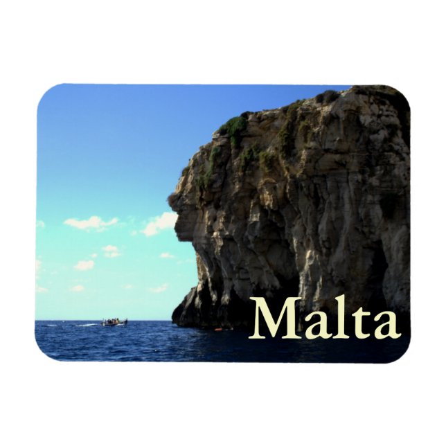 Imán Grotto azul, Malta (Horizontal)