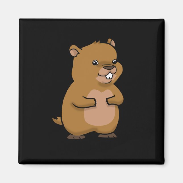 Imán Groundhog Day Gift Men Women Groundhog (Frente)