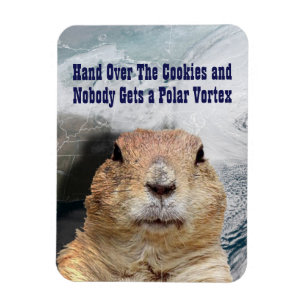 Imán Groundhog Day Polar Vortex