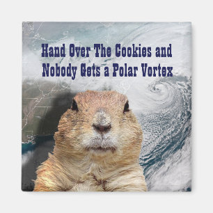 Imán Groundhog Day Polar Vortex