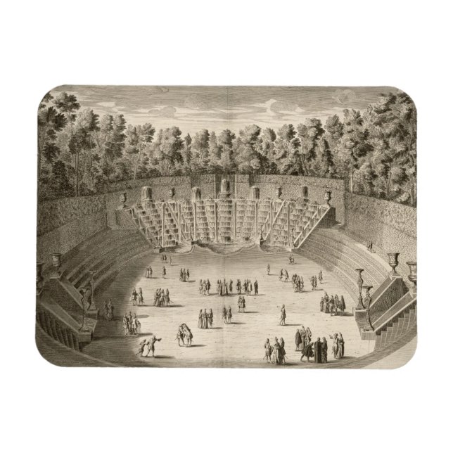 Imán Grove de la Salle du Bal, Versalles, de 'Les P. (Horizontal)