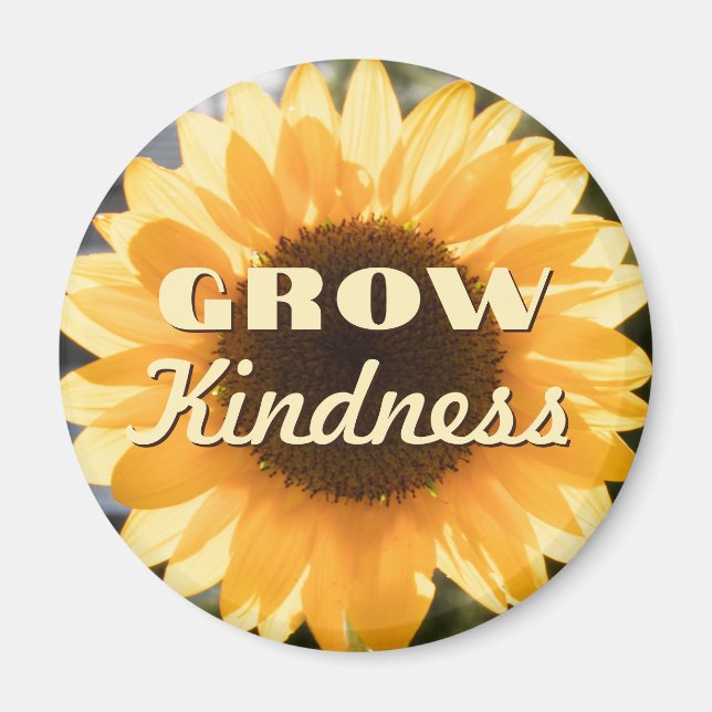 Imán Grove Kindness Sunflower (Frente)