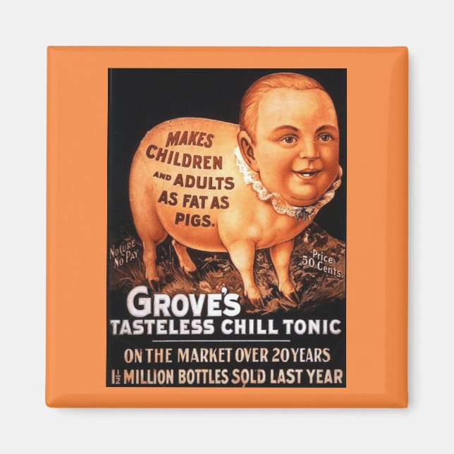 Imán Grove Tonic engendra a los niños y adultos grasa c (Frente)