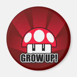 Imán Grove Up Red Mushroom Powerup