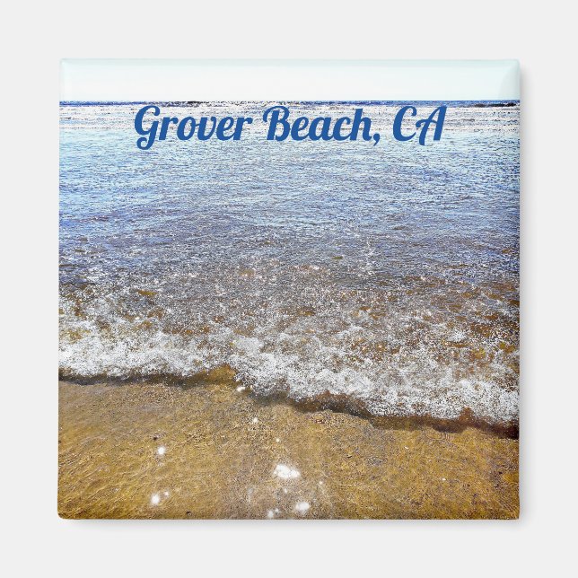 Imán Grover Beach, CA Souvenir Fridge Magnet (Frente)