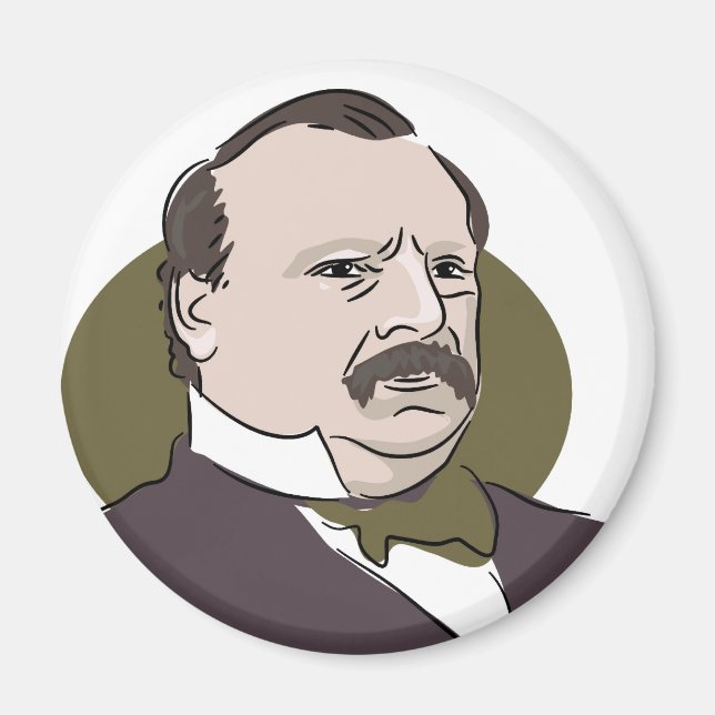 Imán Grover Cleveland (Frente)