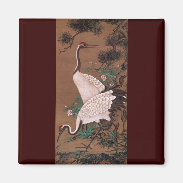Imán Grúa, Bella Artes japonés Watanabe Shuseki (Frente)