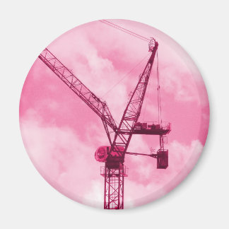 Imán Grúa rosa