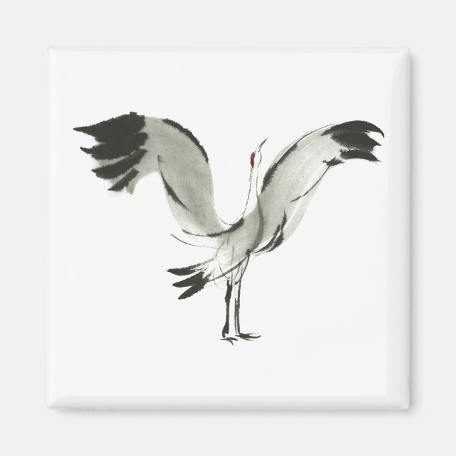 Imán Grulla (Frente)