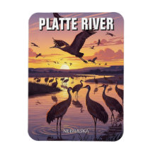 Grullas de la arena del río Platte Viajes Nebraska