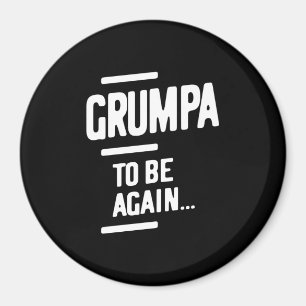 Imán Grumpa De Nuevo Regalo del abuelo