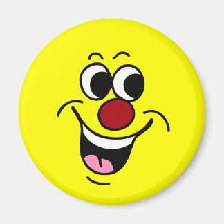 Imán Grumpey de cara sonriente