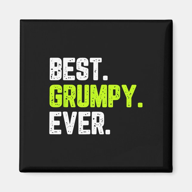 Imán Grumpy siempre familiar gracioso (Frente)