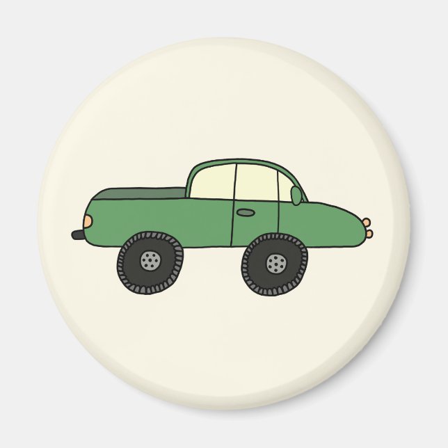 Imán Grüner Geländewagen (Frente)