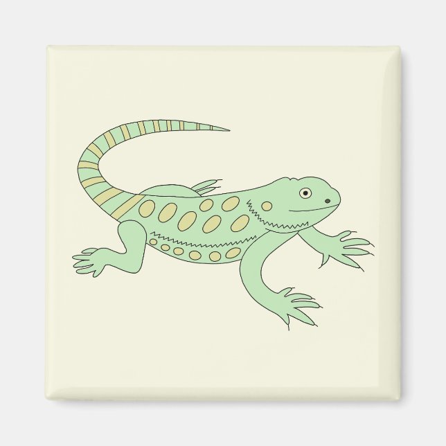 Imán Grüner Leguan (Frente)