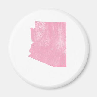 Imán Grunge de cosecha rosa de Arizona