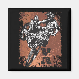 Imán Grunge del motocrós