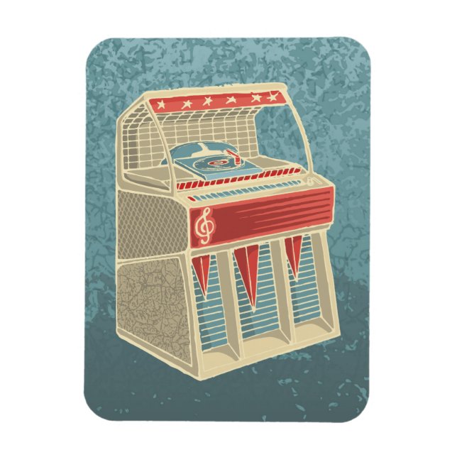 Imán Grunge Jukebox (Vertical)