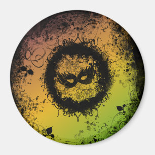 Imán Grunge Mardi Gras
