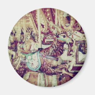 Imán Grunge Merry-Go-Round Goat