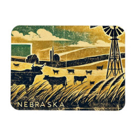Imán Grunge Nebraska en problemas