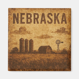 Imán Grunge Nebraska en problemas