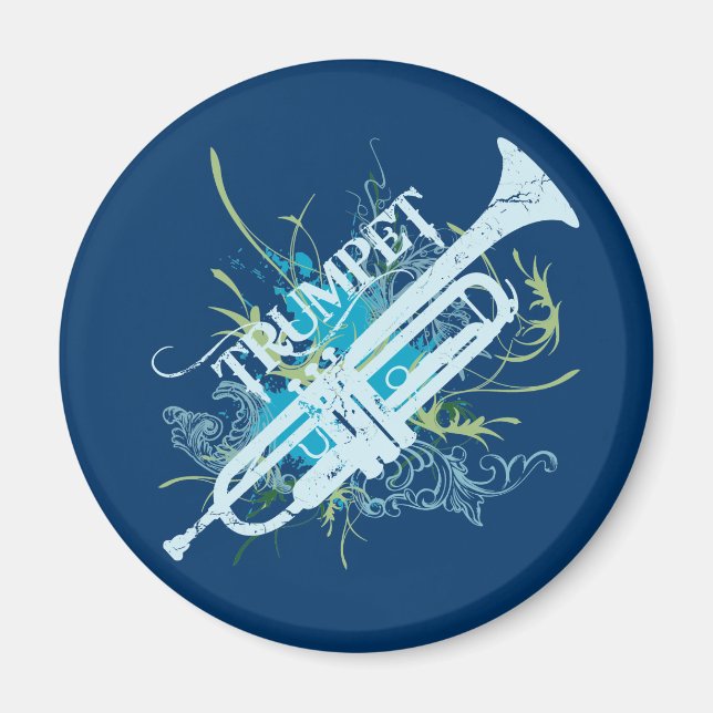 Imán Grunge Trumpet Magnet (Frente)