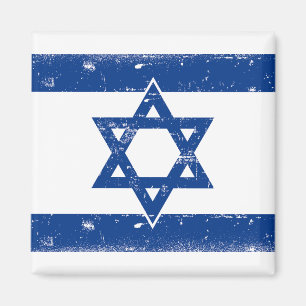 Imán Grungge de la bandera de Israel