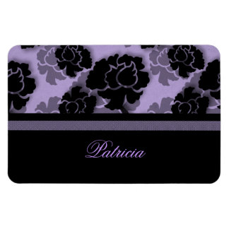 Imán Grungy Decadencia Floral Flexi Magnet, Lilac