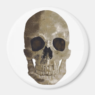 Imán Grungy Skull