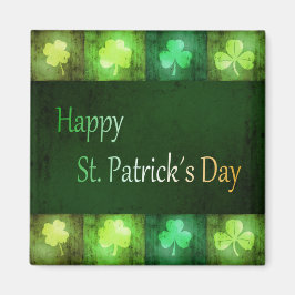 Imán Grungy St. Patrick's Day Shamrock - Magnet