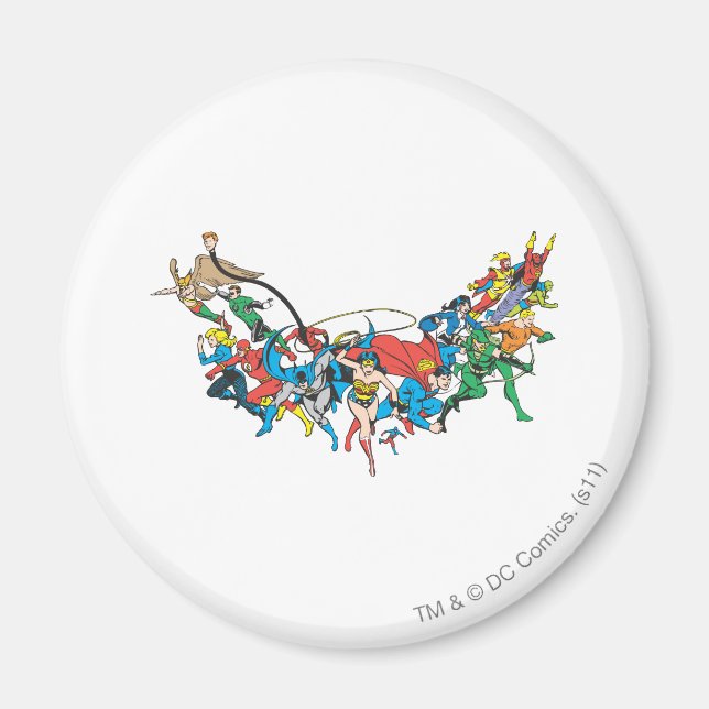 Imán Grupo 2 de la Liga de Justicia (Frente)