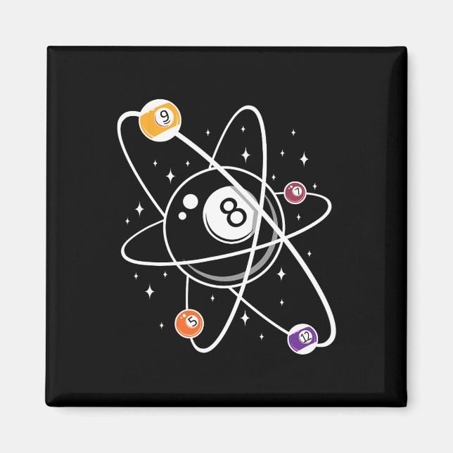 Imán Grupo de Átomos de ciencia - Más de 8 billares (Frente)