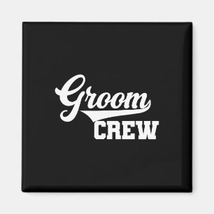 Imán Grupo de Bodas del partido Bachelor Groom Crew Gro