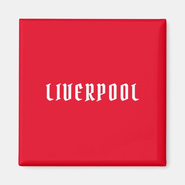 Imán Grupo de fans del Liverpool Football Club (Frente)