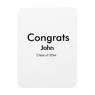 Imán grupo de graduados agregar nombre congrats fecha a