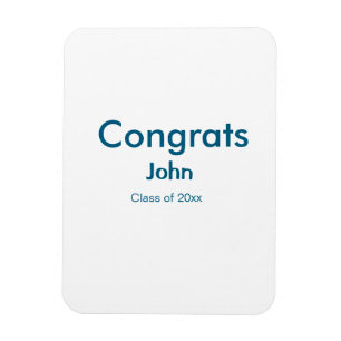 Imán grupo de graduados agregar nombre congrats fecha a