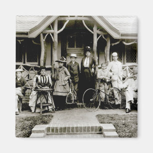 Imán Grupo de la familia, c.1900 (foto de b/w)