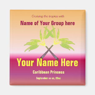 Imán Grupo de palmas cruzadas[ Crucero