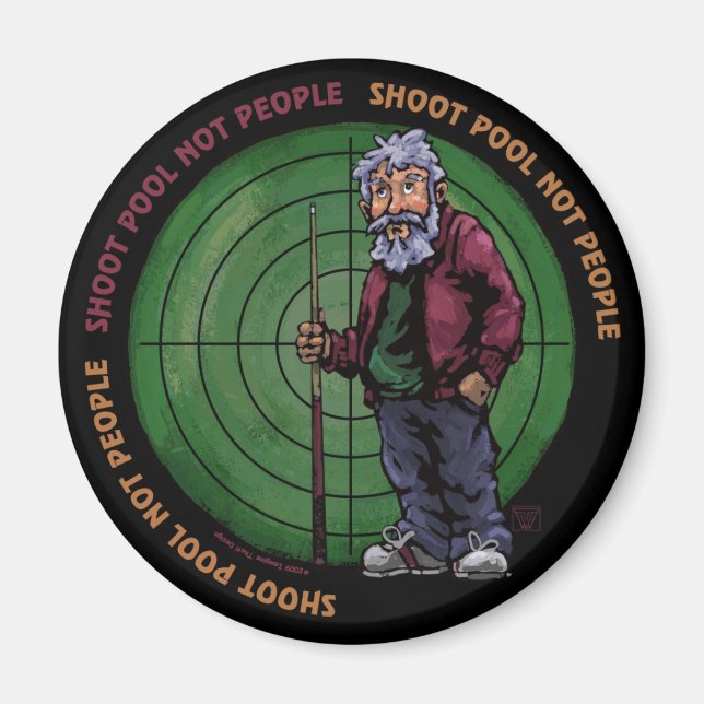 Imán Grupo de tiro No personas (Frente)