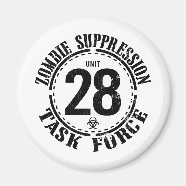 Imán Grupo de trabajo "Biohazard Zombie" (Frente)