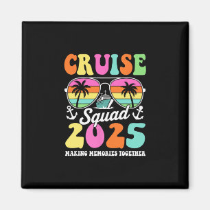 Imán Grupo familiar Cruise Squad 2025 coincidiendo en v