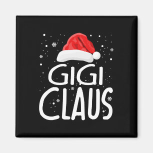 Imán Grupo familiar de Navidades Gigi Claus coincidiend