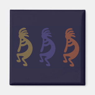 Imán Grupo Kokopelli de figuras de juego de flauta