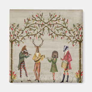 Imán Grupo Mineral de Animales de Woodland