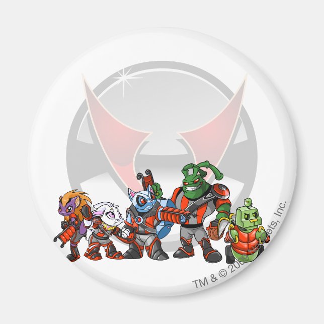 Imán Grupo Team Virtupets Space Station (Frente)